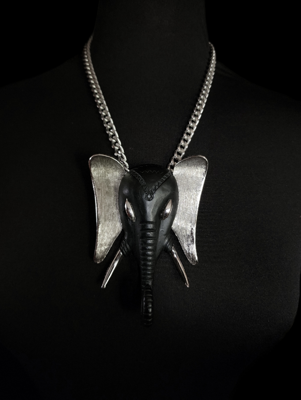 Huge Vintage Elephant Pendant